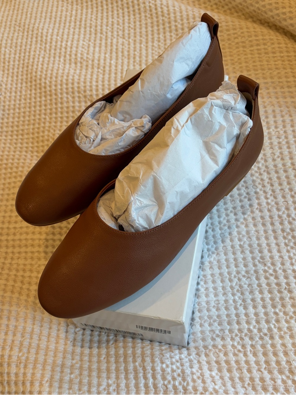 Quince Women's Classic Brown Slip-On Ballet Flats